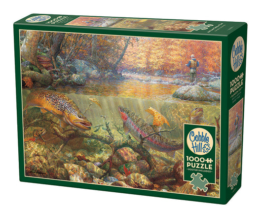 Autumn Dream Day 1000 Piece Jigsaw Puzzle by Cobble Hill - 1