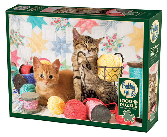 Balls of Fluff 1000 Piece Jigsaw Puzzle by Cobble Hill - 1