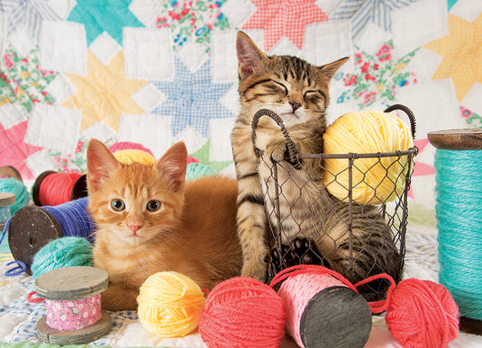 Balls of Fluff 1000 Piece Jigsaw Puzzle by Cobble Hill - 2