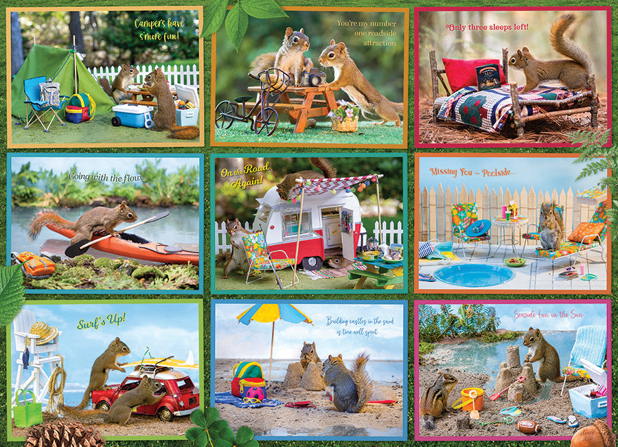 Squirrels on Vacation 1000 Piece Jigsaw Puzzle by Cobble Hill