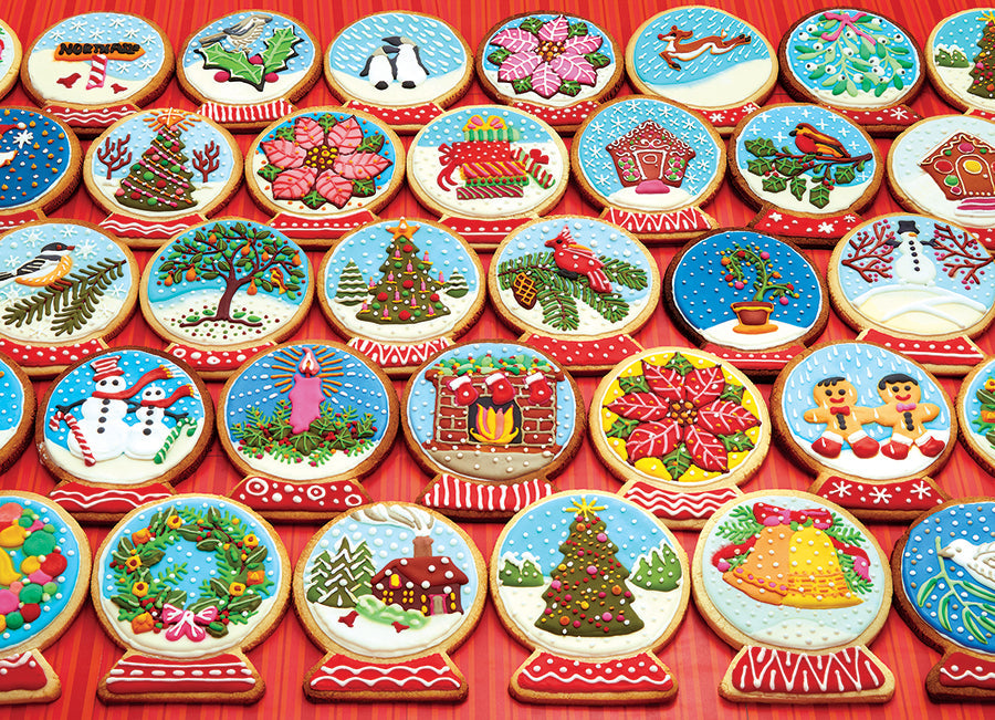 Snow Globe Cookies 1000 Piece Jigsaw Puzzle by Cobble Hill