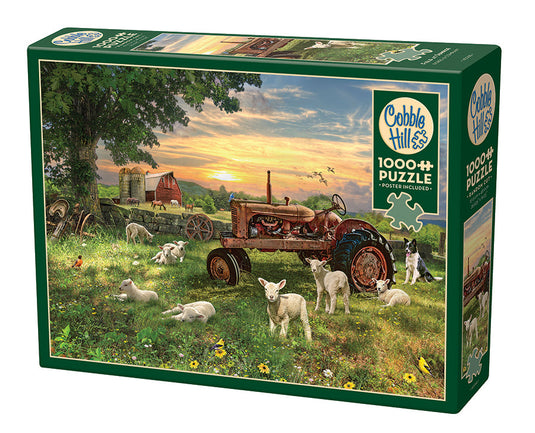 Field at Sunrise 1000 Piece Jigsaw Puzzle by Cobble Hill - 1