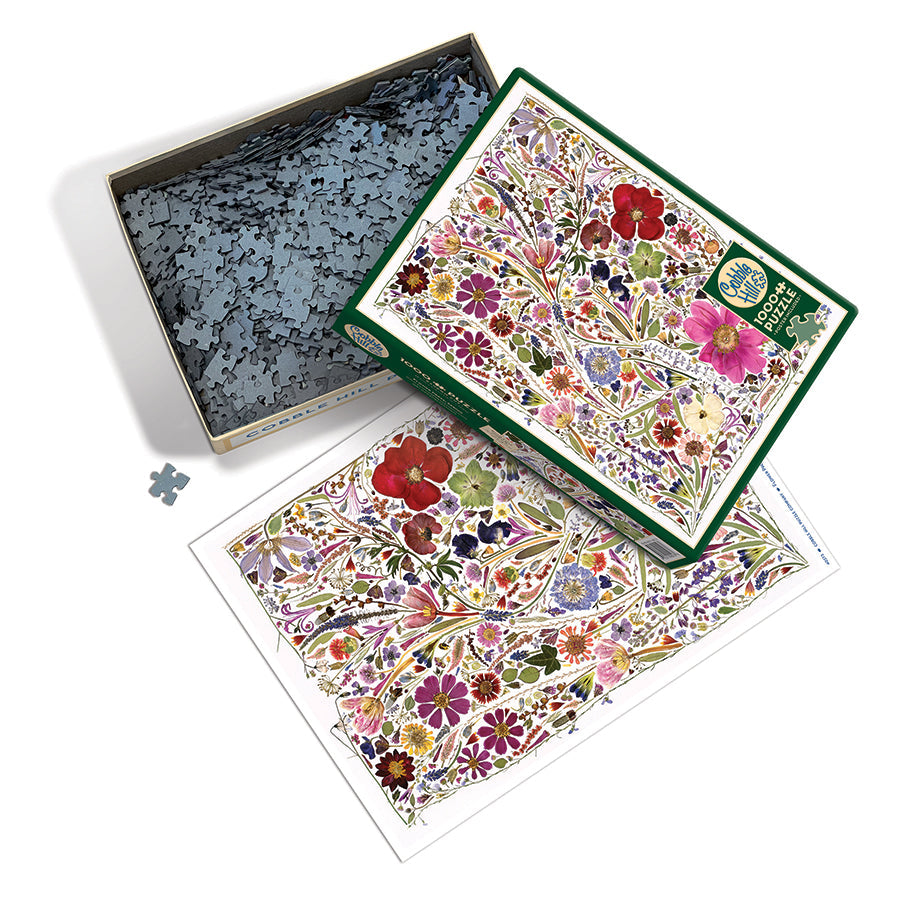 Flower Press: Spring 1000 Piece Jigsaw Puzzle by Cobble Hill