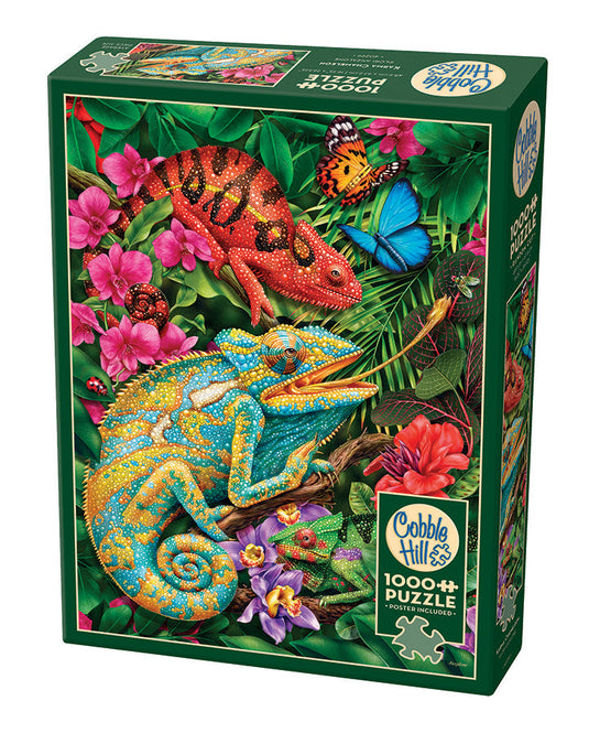 Karma Chameleon 1000 Piece Jigsaw Puzzle by Cobble Hill - 1