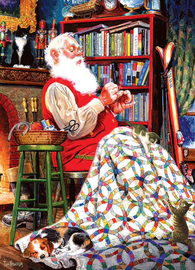 Santa's Quilt 1000 Piece Jigsaw Puzzle by Cobble Hill