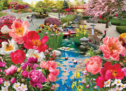 Japanese Garden 1000 Piece Jigsaw Puzzle by Cobble Hill - 2