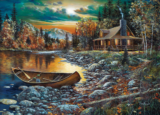 High Country Retreat 1000 Piece Jigsaw Puzzle by Cobble Hill - 2