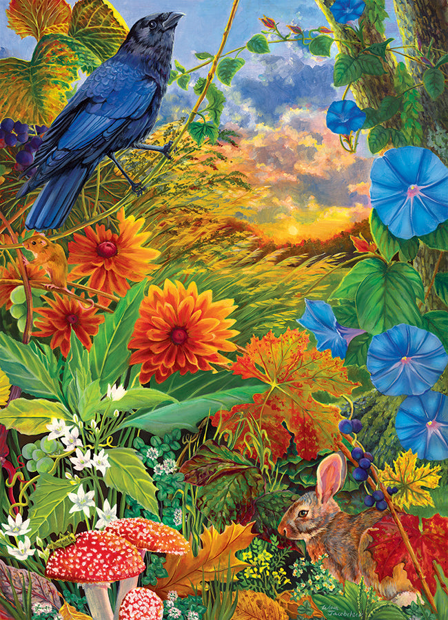Woodland Gathering 1000 Piece Jigsaw Puzzle by Cobble Hill