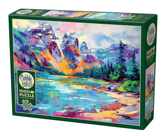 Mountain Lake 1000 Piece Jigsaw Puzzle by Cobble Hill - 1