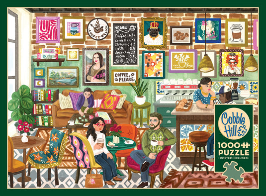 Coffee Please 1000 Piece Jigsaw Puzzle by Cobble Hill