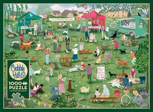 Little Barking Dog Show 1000 Piece Jigsaw Puzzle by Cobble Hill