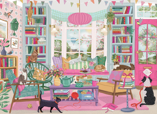 Bookclub 1000 Piece Jigsaw Puzzle by Cobble Hill