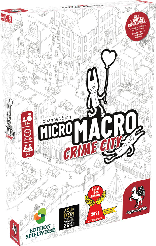 MicroMacro: Crime City Board Game by Pegasus Spiele