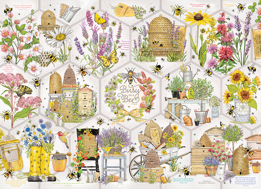 Busy as a Bee 500 Piece Jigsaw Puzzle by Cobble Hill