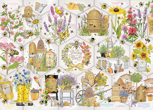 Busy as a Bee 500 Piece Jigsaw Puzzle by Cobble Hill - 2