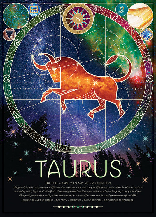 Taurus 500 Piece Jigsaw Puzzle by Cobble Hill - 2