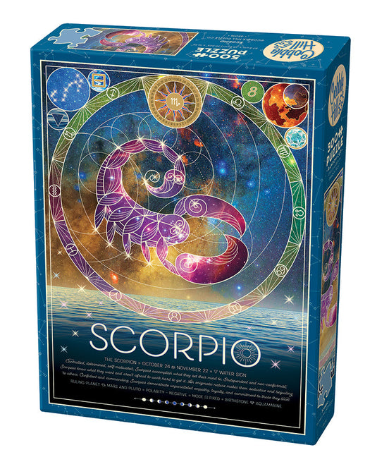 Scorpio 500 Piece Jigsaw Puzzle by Cobble Hill - 1