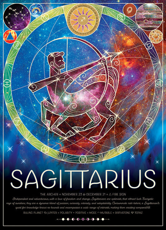 Sagittarius 500 Piece Jigsaw Puzzle by Cobble Hill - 2