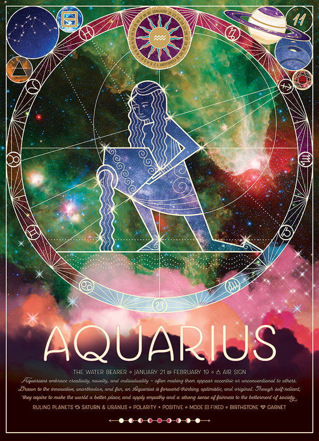 Aquarius 500 Piece Jigsaw Puzzle by Cobble Hill