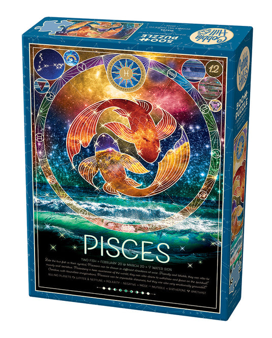 Pisces 500 Piece Jigsaw Puzzle by Cobble Hill - 1