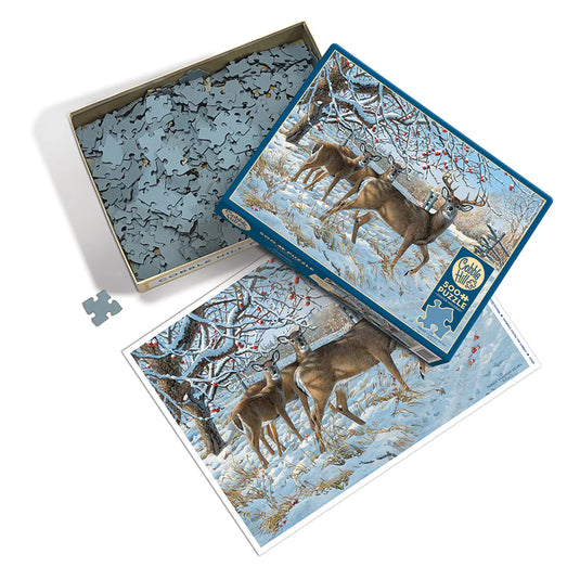 Winter Deer 500 Piece Jigsaw Puzzle by Cobble Hill