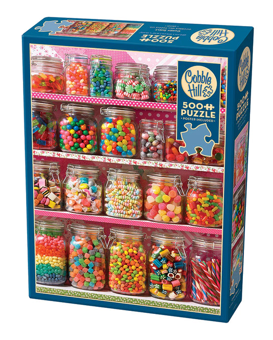 Candy Shelf 500 Piece Jigsaw Puzzle by Cobble Hill