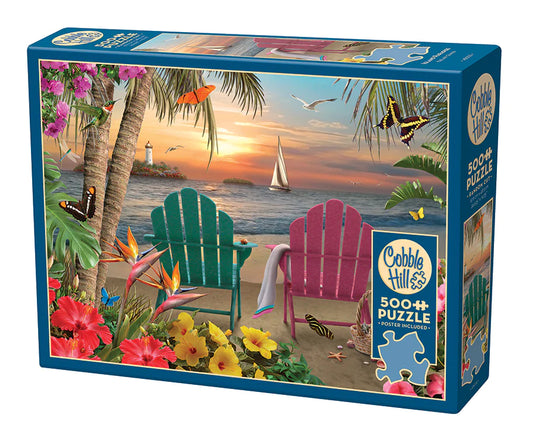 Island Paradise 500 Piece Jigsaw Puzzle by Cobble Hill