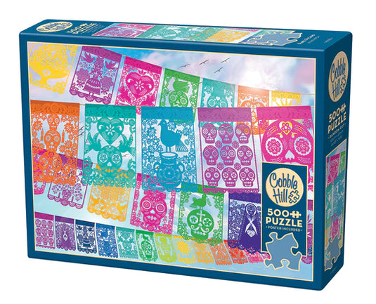 Papel Picado 500 Piece Jigsaw Puzzle by Cobble Hill