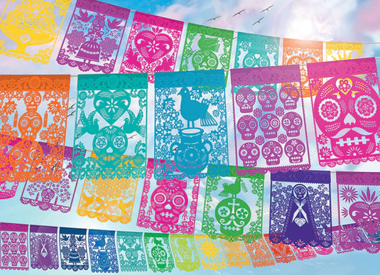 Papel Picado 500 Piece Jigsaw Puzzle by Cobble Hill