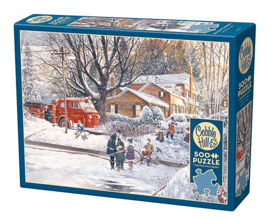 Big Game Tomorrow 500 Piece Jigsaw Puzzle by Cobble Hill