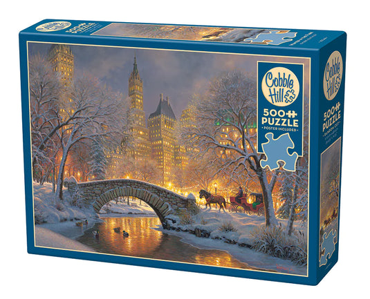 Winter in the Park 500 Piece Jigsaw Puzzle by Cobble Hill