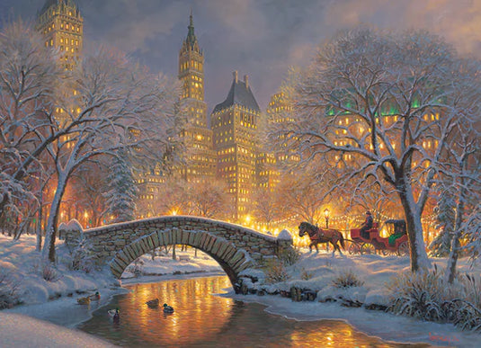 Winter in the Park 500 Piece Jigsaw Puzzle by Cobble Hill