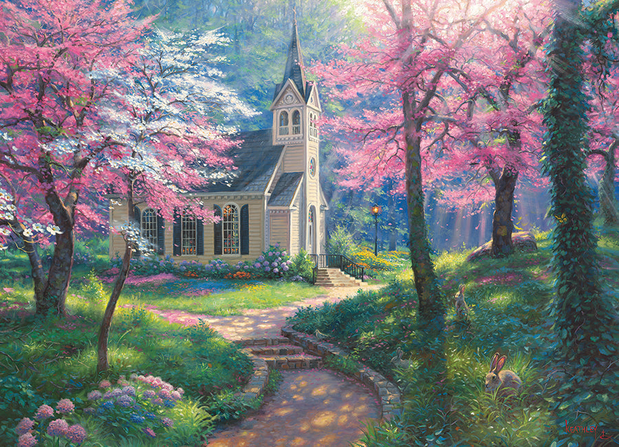 Spring's Embrace 500 Piece Jigsaw Puzzle by Cobble Hill