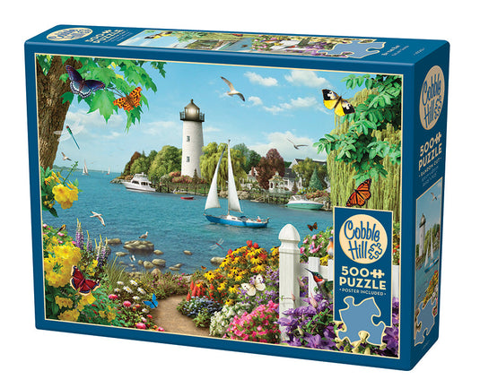 By the Bay 500 Piece Jigsaw Puzzle by Cobble Hill - 1