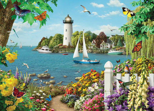 By the Bay 500 Piece Jigsaw Puzzle by Cobble Hill - 2