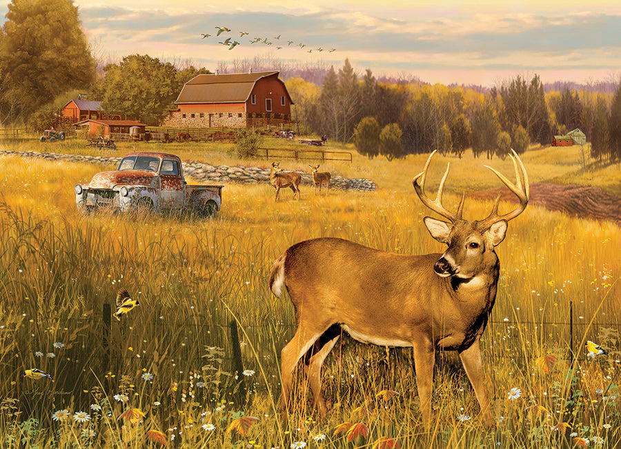 Deer Field 500 Piece Jigsaw Puzzle by Cobble Hill