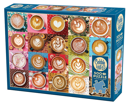 Love You A Latte 500 Piece Jigsaw Puzzle by Cobble Hill - 1