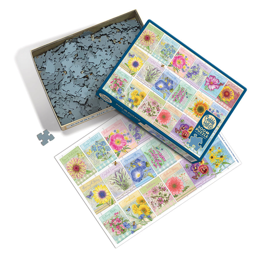 Seed Packets 500 Piece Jigsaw Puzzle by Cobble Hill