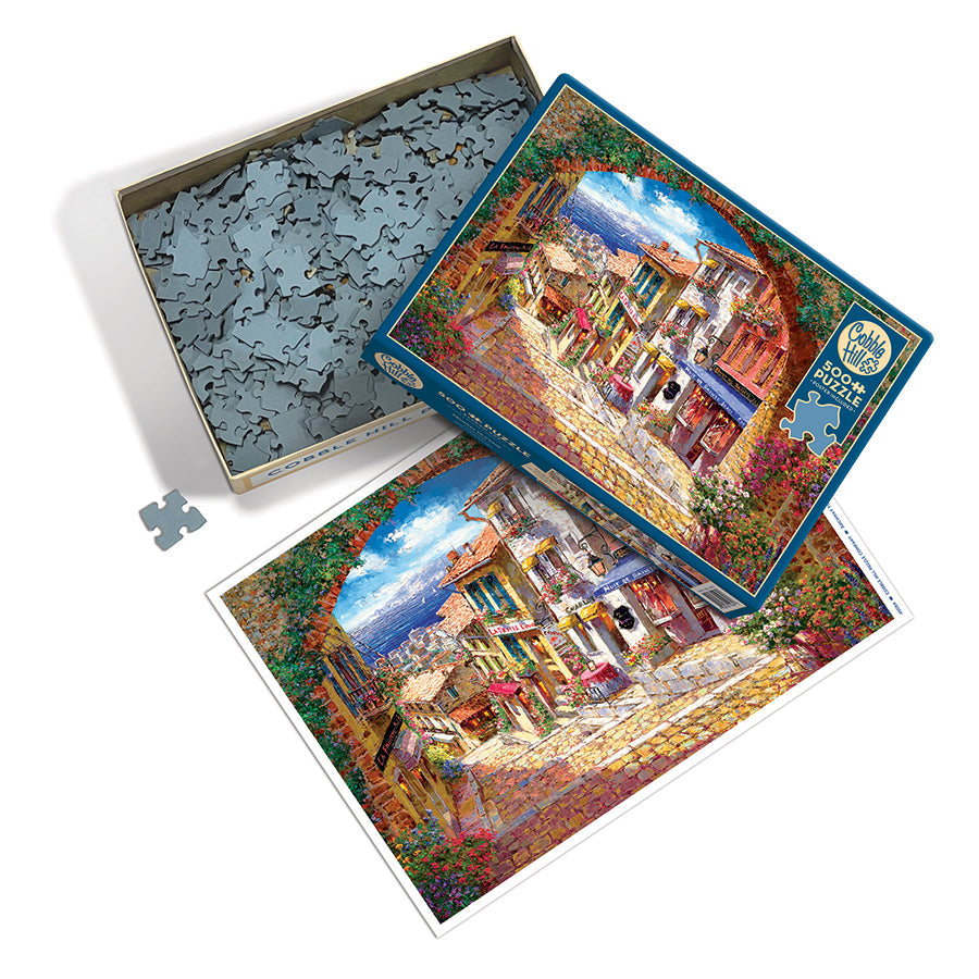 Archway to Cagne 500 Piece Jigsaw Puzzle by Cobble Hill