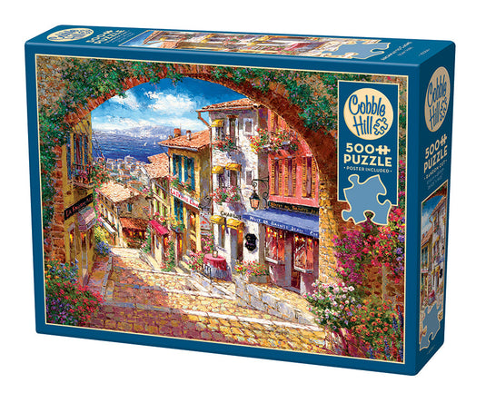 Archway to Cagne 500 Piece Jigsaw Puzzle by Cobble Hill - 1