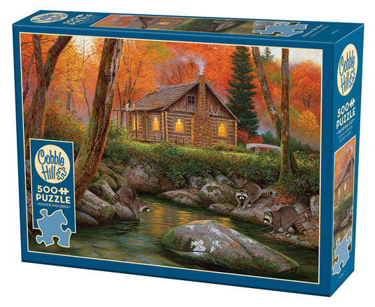 Weekend Retreat 500 Piece Jigsaw Puzzle by Cobble Hill - 1