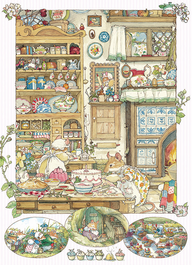 Brambly Hedge Picnic Preparations 500 Piece Jigsaw Puzzle by Cobble Hill