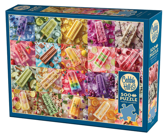Ice Lollies 500 Piece Jigsaw Puzzle by Cobble Hill - 1