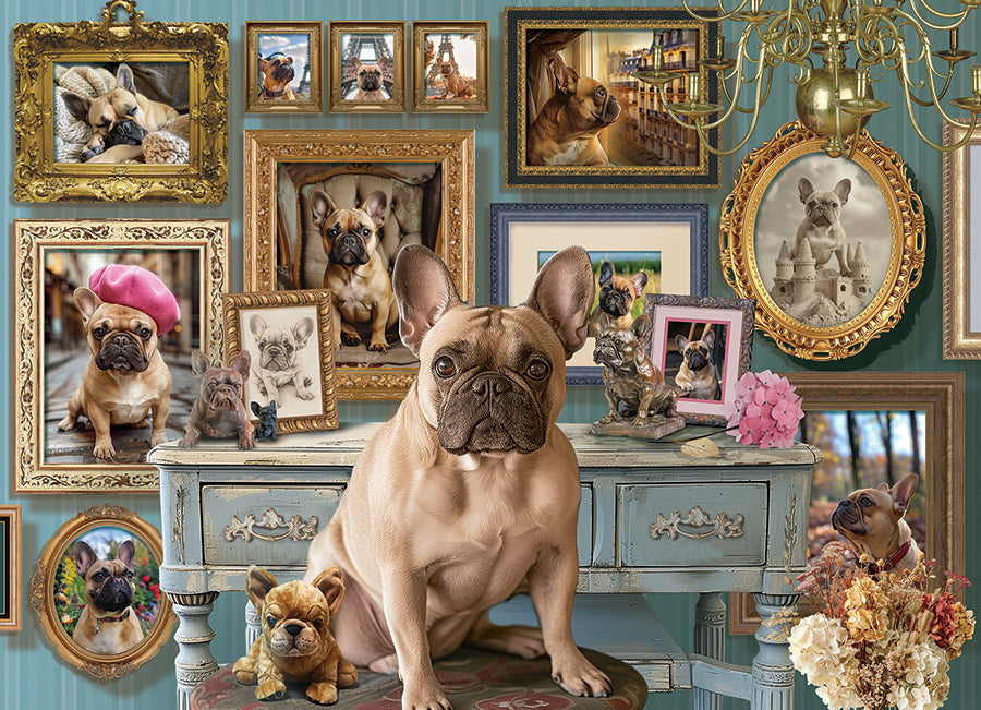 Frenchie 500 Piece Jigsaw Puzzle by Cobble Hill
