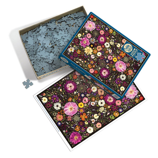 Flower Press: Little Hollow & Red Daisy 500 Piece Jigsaw Puzzle by Cobble Hill - 3