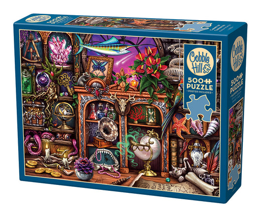 Cabinet of Curiosities 500 Piece Jigsaw Puzzle by Cobble Hill - 1