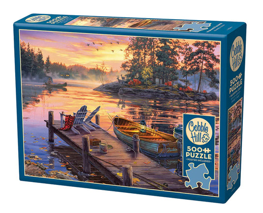 Morning Paradise 500 Piece Jigsaw Puzzle by Cobble Hill - 1