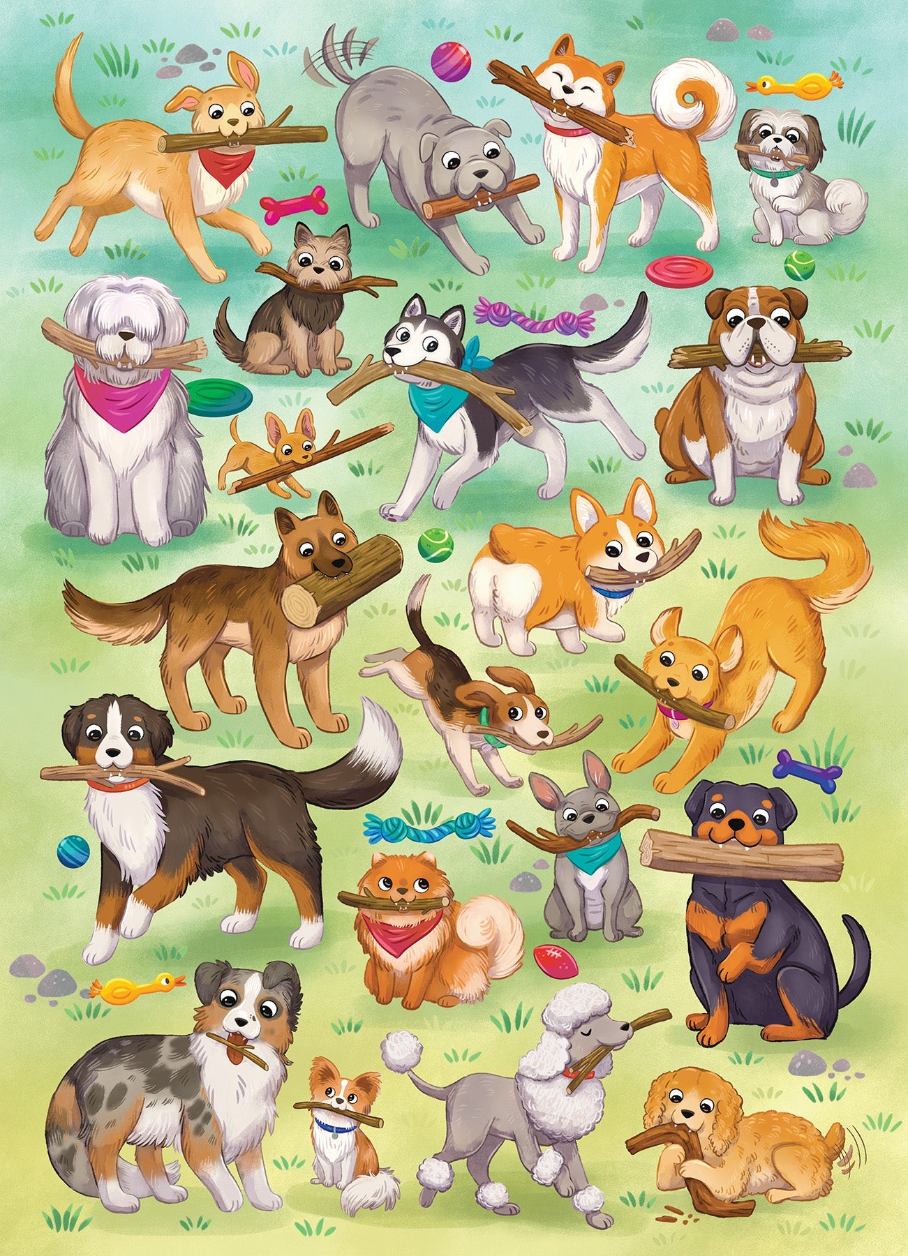 Fetch! 500 Piece Jigsaw Puzzle by Cobble Hill