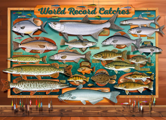 World Record Catches 500 Piece Jigsaw Puzzle by Cobble Hill