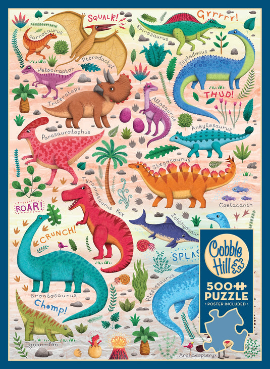 Rawr! 500 Piece Jigsaw Puzzle by Cobble Hill